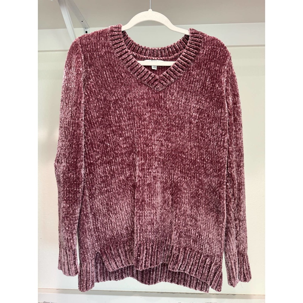 Orvis Women's Velvet‎ Knit Sweater Pink Size Medium